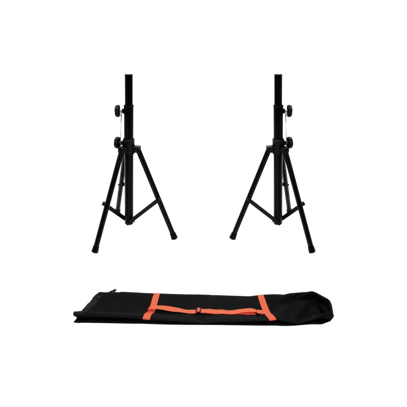 OMNITRONIC Set 2x BS-1 EU Loudspeaker Stand + Carrying bag - 1
