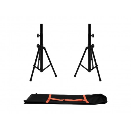 OMNITRONIC Set 2x BS-1 EU Loudspeaker Stand + Carrying bag - 1