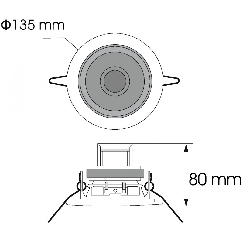 OMNITRONIC CS-4S Ceiling Speaker black - 3 OMNITRONIC CS-4S Ceiling Speaker black - 3