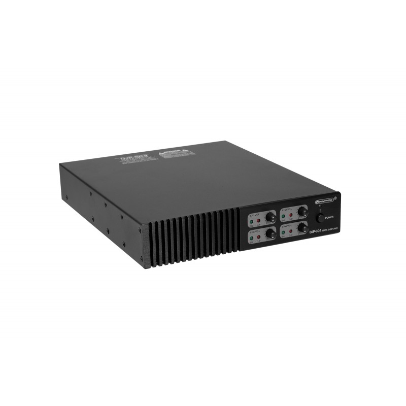 OMNITRONIC DJP-604 4-Channel Class D Amplifier - 1 OMNITRONIC DJP-604 4-Channel Class D Amplifier - 1