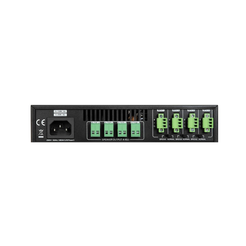 OMNITRONIC DJP-604 4-Channel Class D Amplifier - 4 OMNITRONIC DJP-604 4-Channel Class D Amplifier - 4