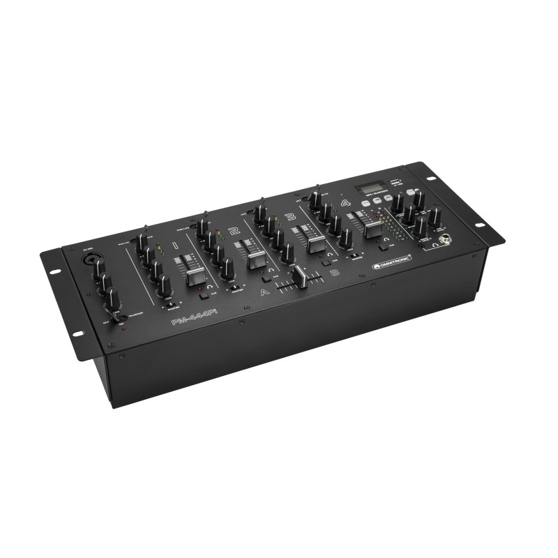 OMNITRONIC PM-444Pi 4-Channel DJ Mixer with Player & USB Interface - 1 OMNITRONIC PM-444Pi 4-Channel DJ Mixer with Player & USB Interface - 1