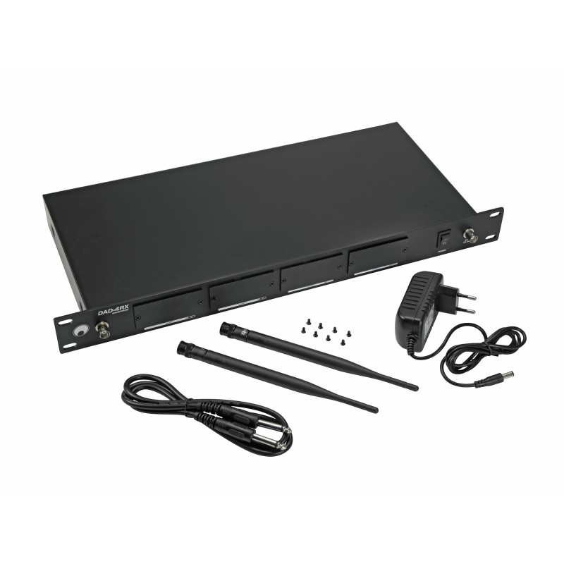 OMNITRONIC DAD-4RX 4-Channel Receiver Housing for MOM/DAD Modules - 5 OMNITRONIC DAD-4RX 4-Channel Receiver Housing for MOM/DAD Modules - 5