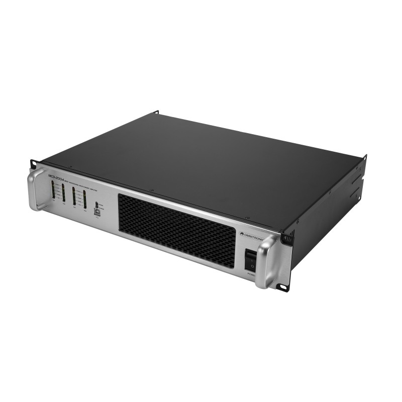 OMNITRONIC MCD-2004 MK2 4-Channel Installation Amplifier - 3 OMNITRONIC MCD-2004 MK2 4-Channel Installation Amplifier - 3
