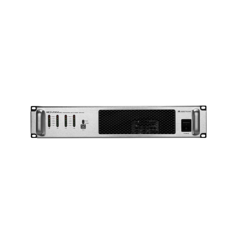 OMNITRONIC MCD-2004 MK2 4-Channel Installation Amplifier - 4 OMNITRONIC MCD-2004 MK2 4-Channel Installation Amplifier - 4