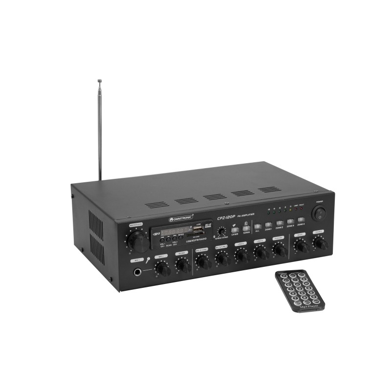 OMNITRONIC CPZ-120P PA Mixing Amplifier - 1