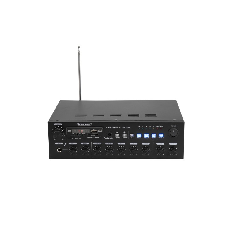 OMNITRONIC CPZ-120P PA Mixing Amplifier - 4