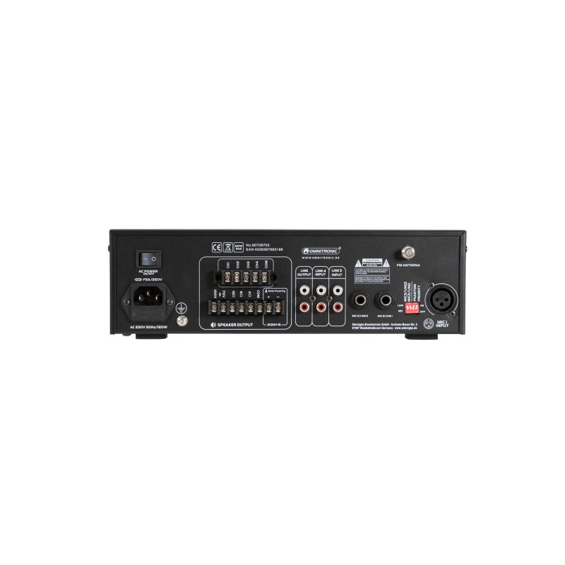 OMNITRONIC CPZ-60P PA Mixing Amplifier - 3