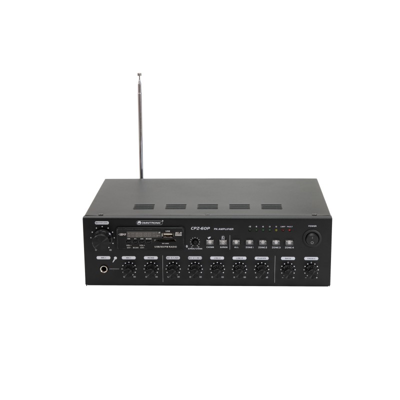 OMNITRONIC CPZ-60P PA Mixing Amplifier - 5