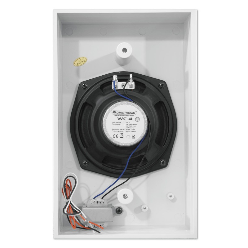 OMNITRONIC WC-4 PA Wall Speaker - 4 OMNITRONIC WC-4 PA Wall Speaker - 4