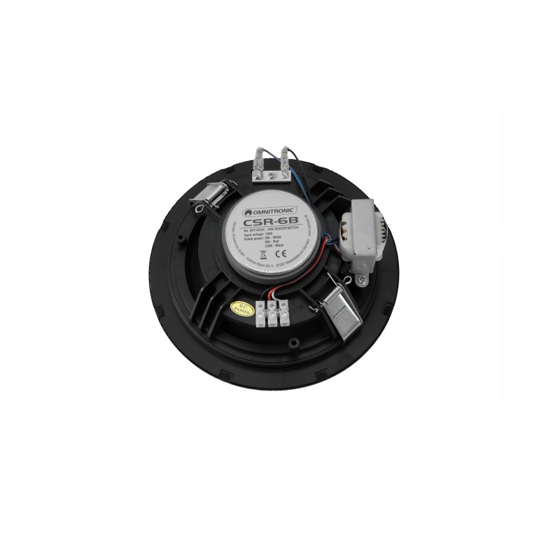 OMNITRONIC CSR-6B Ceiling Speaker black - 3 OMNITRONIC CSR-6B Ceiling Speaker black - 3