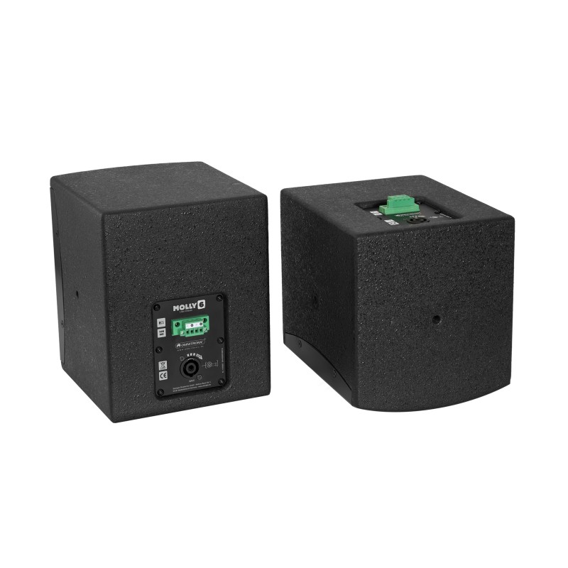 OMNITRONIC MOLLY-6 Top black 2x - 2 OMNITRONIC MOLLY-6 Top black 2x - 2