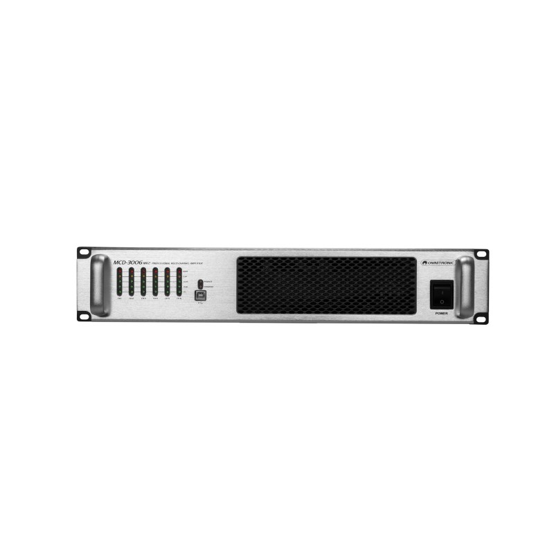 OMNITRONIC MCD-3006 MK2 6-Channel Installation Amplifier - 4 OMNITRONIC MCD-3006 MK2 6-Channel Installation Amplifier - 4