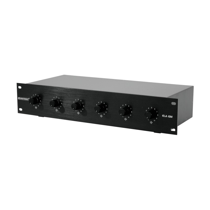 OMNITRONIC PA 6-Zone Mono Vol Contr 20W bk - 1