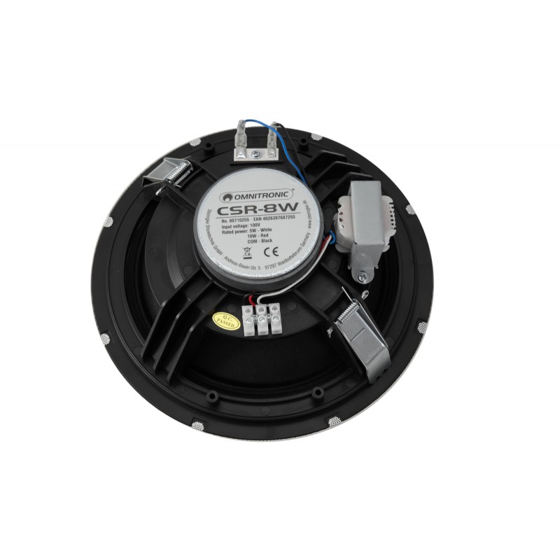 OMNITRONIC CSR-8W Ceiling Speaker white - 3 OMNITRONIC CSR-8W Ceiling Speaker white - 3