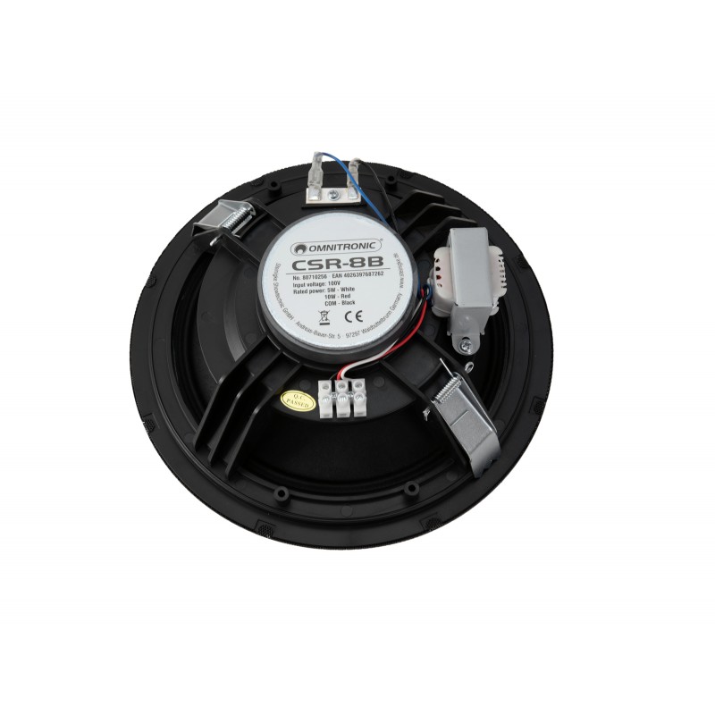 OMNITRONIC CSR-8B Ceiling Speaker black - 3 OMNITRONIC CSR-8B Ceiling Speaker black - 3