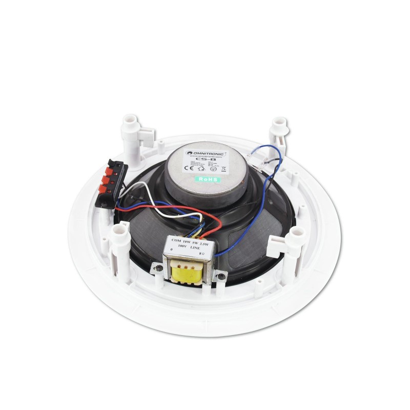 OMNITRONIC CS-8 Ceiling Speaker white - 2 OMNITRONIC CS-8 Ceiling Speaker white - 2