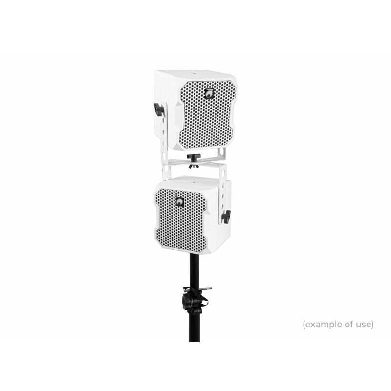 OMNITRONIC BOB-4 Extension Bracket white 2x - 2
