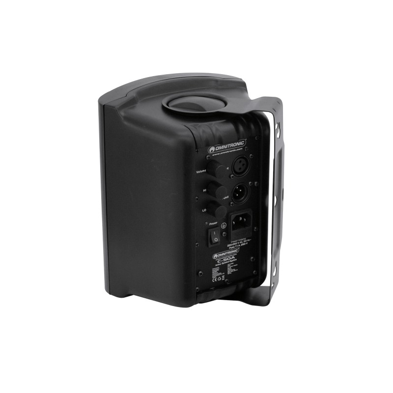 OMNITRONIC C-50A active black 2x - 3 OMNITRONIC C-50A active black 2x - 3