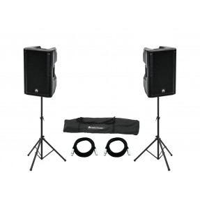 OMNITRONIC Set 2x XKB-215A + Speaker Stand MOVE MK2 - 1