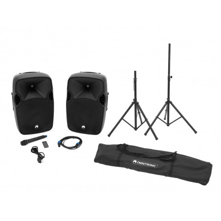 OMNITRONIC Set XFM-212AP + Speaker stand MOVE MK2 - 1