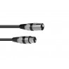 OMNITRONIC XLR cable 3pin 1m bk - 1