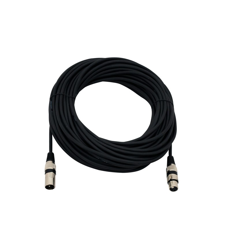 OMNITRONIC XLR cable 3pin 25m bk - 2