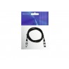 OMNITRONIC XLR cable 3pin 0.5m bk - 3