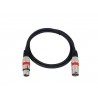 OMNITRONIC XLR cable 3pin 1m bk/rd - 2