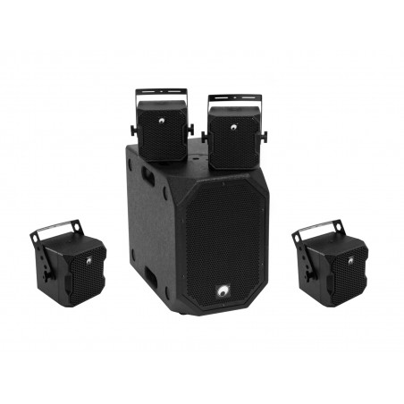 OMNITRONIC Set BOB-10A bk + 4x BOB-4 bk - 1