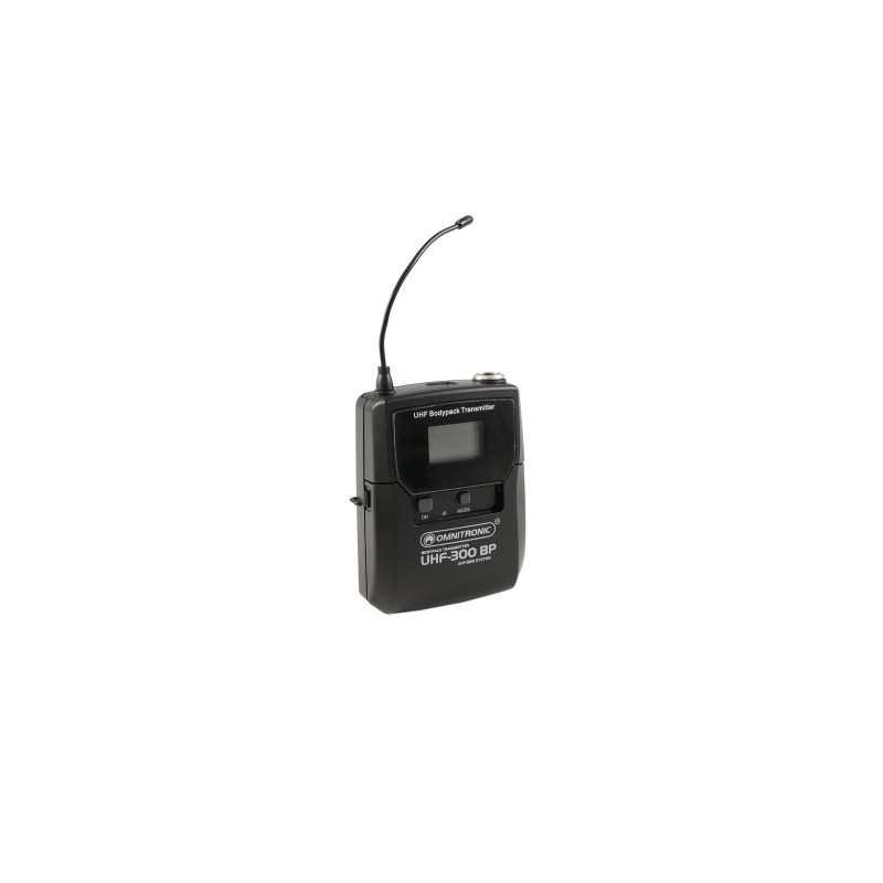 OMNITRONIC UHF-300 Bodypack 823-832/863-865MHz - 1 OMNITRONIC UHF-300 Bodypack 823-832/863-865MHz - 1