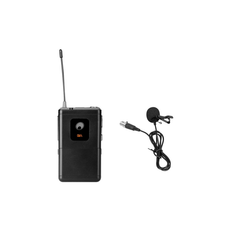 OMNITRONIC UHF-E Series Bodypack 826.1MHz + Lavalier Microphone - 1