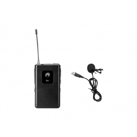 OMNITRONIC UHF-E Series Bodypack 831.1MHz + Lavalier Microphone - 1