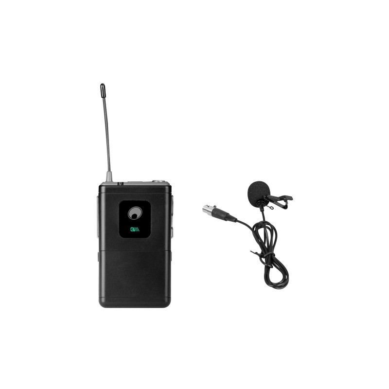 OMNITRONIC UHF-E Series Bodypack 520.9MHz + Lavalier Microphone - 1