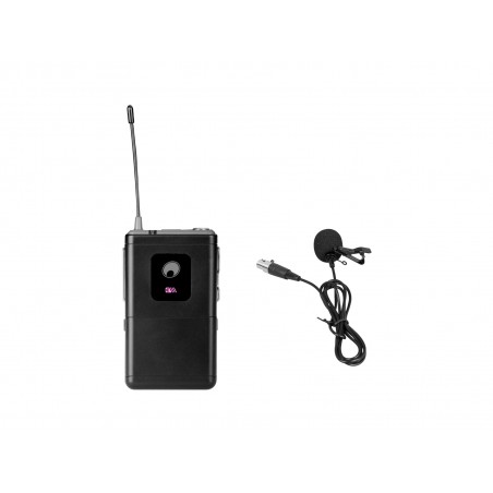 OMNITRONIC UHF-E Series Bodypack 523.1MHz + Lavalier Microphone - 1