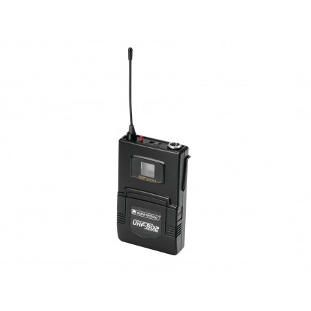 OMNITRONIC UHF-502 Bodypack incl. 823-832MHz Lavalier (CH B orange) - 1