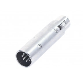 OMNITRONIC Adapter 3pin XLR(F)/5pin XLR(M) - 1