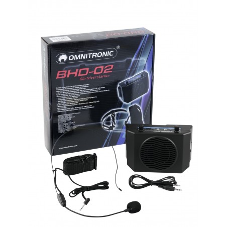 OMNITRONIC BHD-02 Waistband Amplifier - 1