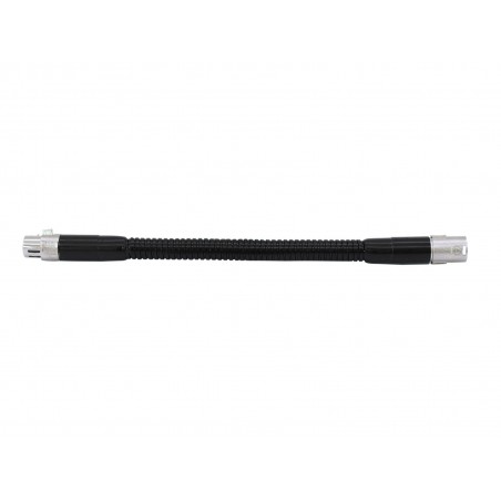 OMNITRONIC Gooseneck black XLR/XLR, 47cm - 1