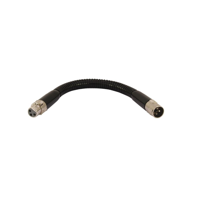 OMNITRONIC Gooseneck black XLR/XLR, 47cm - 2 OMNITRONIC Gooseneck black XLR/XLR, 47cm - 2