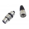 OMNITRONIC XLR socket 3pin bk 10x - 2