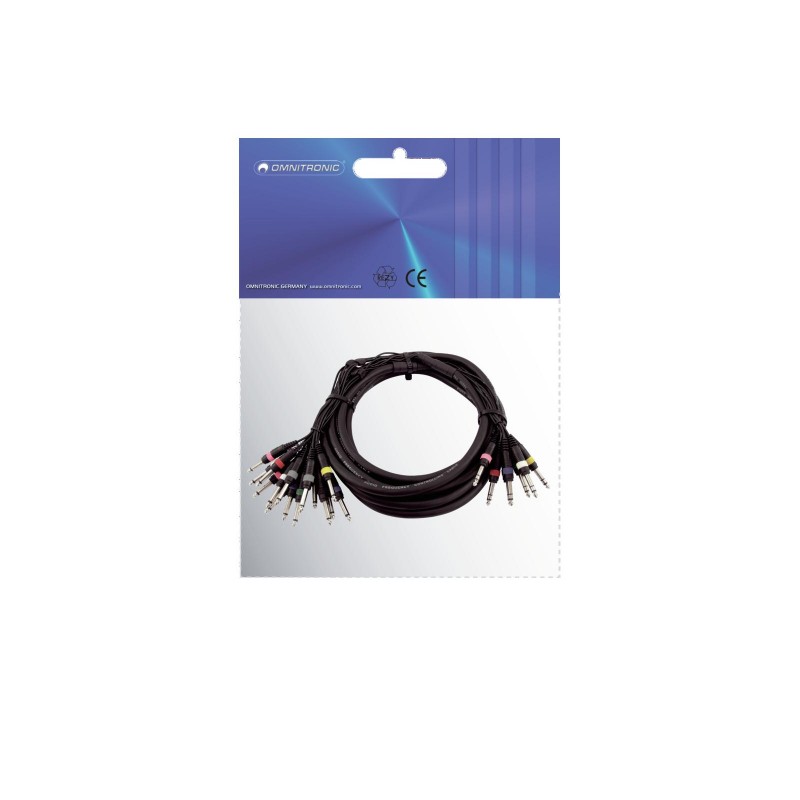 OMNITRONIC Snake cable 8xJack/16xJack mono 15m - 3 OMNITRONIC Snake cable 8xJack/16xJack mono 15m - 3