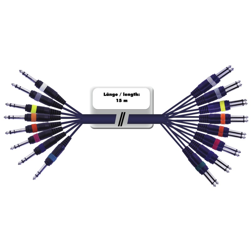 OMNITRONIC Snake cable 8xJack/16xJack mono 15m - 5 OMNITRONIC Snake cable 8xJack/16xJack mono 15m - 5