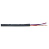 OMNITRONIC Microphone cable 2x0.22 100m bk + plugs - 2
