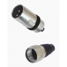 OMNITRONIC Microphone cable 2x0.22 100m bk + plugs - 5