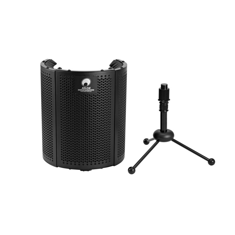 OMNITRONIC AS-04 Desk-Microphone-Absorber System, foldable incl. tripod - 3