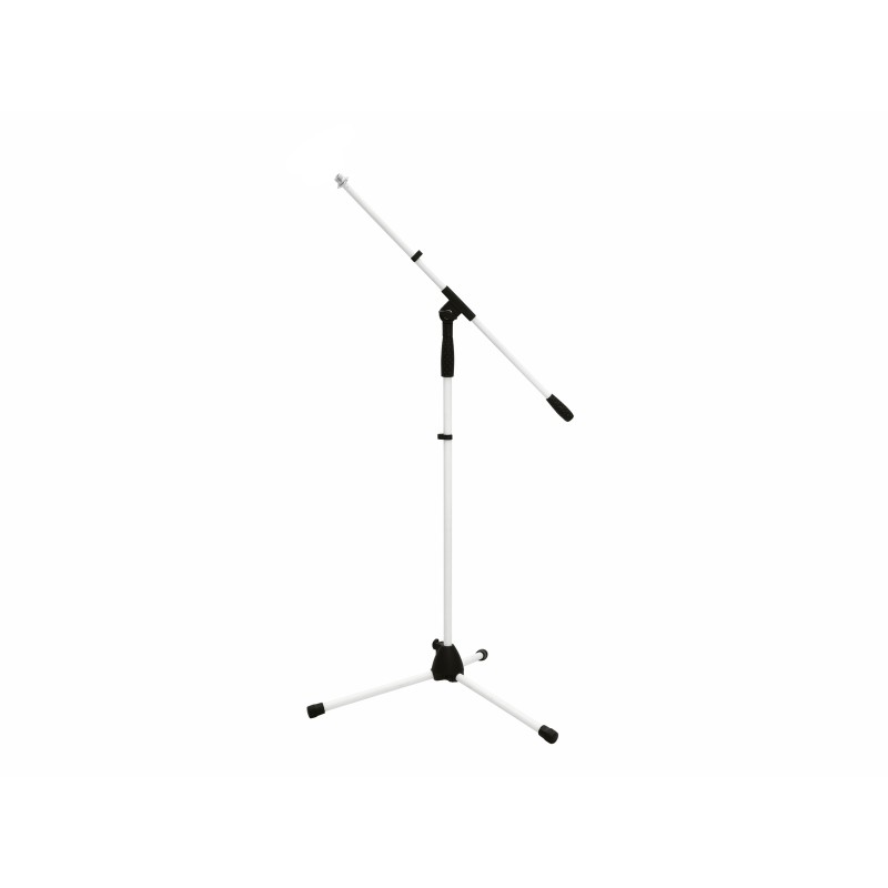 OMNITRONIC Microphone Tripod MS-1W with Boom Arm white - 1