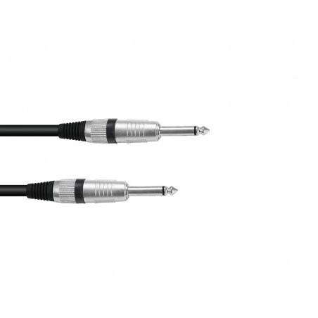 OMNITRONIC Jack cable 6.3 mono 1.5m bk ROAD - 1