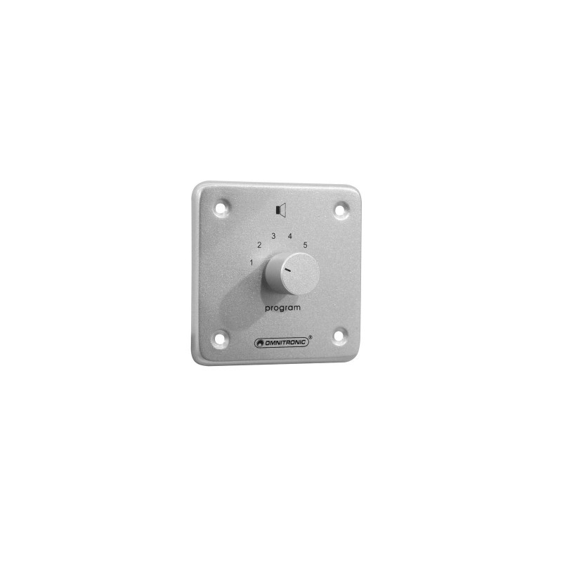 OMNITRONIC PA Program Selector mono sil - 2