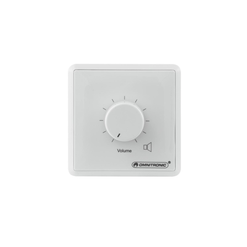 OMNITRONIC PA Volume Controller, 5 W mono wh - 1 OMNITRONIC PA Volume Controller, 5 W mono wh - 1